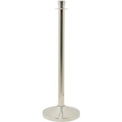 Avspärrningsstolpe Lux Silver 1 st