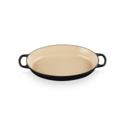 Le Creuset Signatur oval skål 32 cm, matt svart