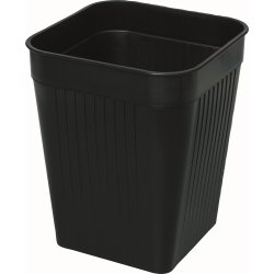 Bantex Orth papperskorg, 14 liter, svart