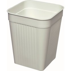 Bantex Orth papperskorg, 14 liter, vit