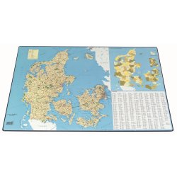 Bantex skrivunderlägg 44 x 63 mm, Danmarkskarta