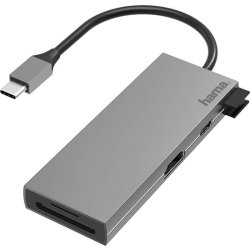 HAMA USB-C Multi-Hub 6x portar