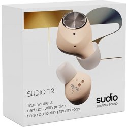 SUDIO T2 trådløse hovedtelefoner, sand