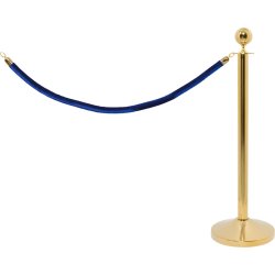 Avspärrningsset Lux Blått rep Förlängning Guld