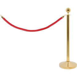 Avspärrningsset Lux Rött rep Förlängning Guld