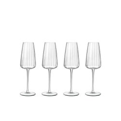 Luigi Bormioli Optica champagne glas, 4 stk.