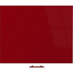 Glastavla Vanerum Bright 120 x 150 cm röd