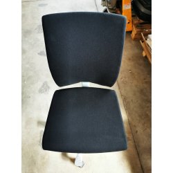 DEMO: HÅG Creed mellem ryg, sort stof/sølv stel