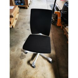 DEMO: HÅG Creed mellem ryg, sort stof/sølv stel