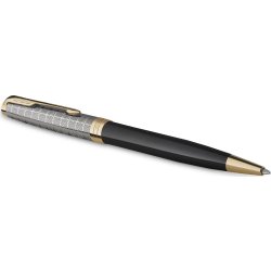 Parker Sonnet Metal & Black GT Kulspetspenna | M