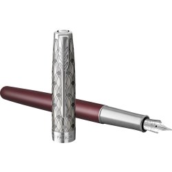 Parker Sonnet Metal & Red CT Reservoarpenna | F