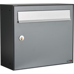Allux HC4 systempostkasse, antracit stål
