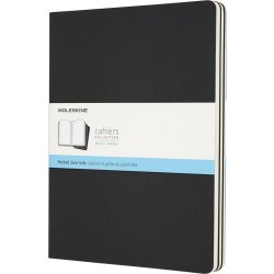 Moleskine Cahier anteckningsbok XL | Dot. | Svart