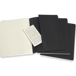Moleskine Cahier Notesbog | XL | Dot. | Sort