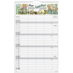 Mayland 2023 Familiekalender m/sticker | 4 kolonn.