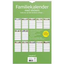 Mayland 2023 Familiekalender m/sticker | 4 kolonn.
