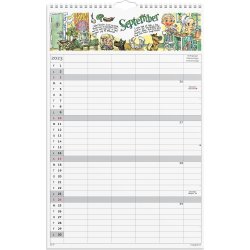 Mayland 2023 Familiekalender m/sticker | 5 kolonn.