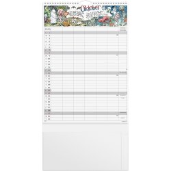 Mayland 2023 Familiekalender m/sticker | 6 kolonn.
