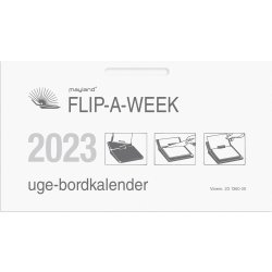 Mayland 2023 Flip-a-week bordkalender | Refill