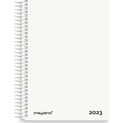 Mayland 2023 Spiralkalender | 1-dag | Hvid