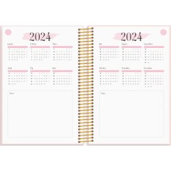Mayland 2023 Life planner | 1 dag | Pink