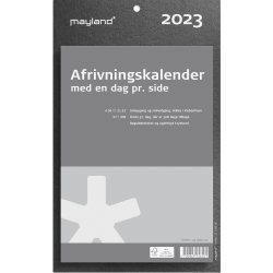 Mayland 2023 Kæmpe afrivningskalender | Karton
