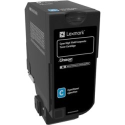 Lexmark CS725 lasertoner | Blå | 12 000 sidor