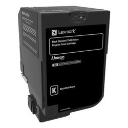 Lexmark CS720 lasertoner (retur) svart, 7000 sidor