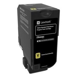 Lexmark CS720 lasertoner (retur) gul, 7000 sidor