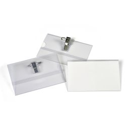 Office Navneskilt m. n+k | 91x57 mm | 50 stk.