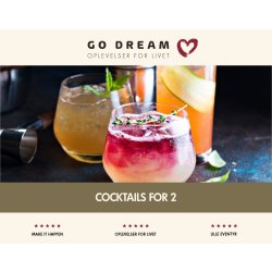 Oplevelsesgave - Cocktails for 2