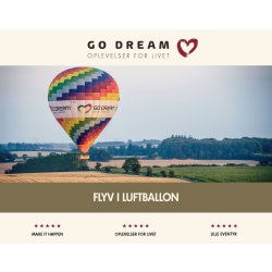 Oplevelsesgave - Flyv i luftballon