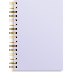Burde Notesbog, A5, linjeret, lilac