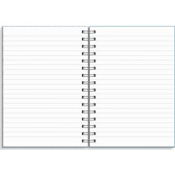 Burde Notesbog, A5, linjeret, circles