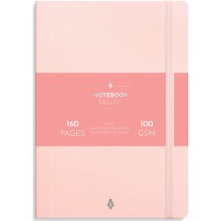 Burde Deluxe Notesbog | A5 | Linjeret | Pink
