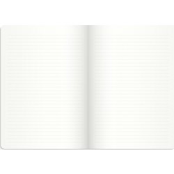 Burde Deluxe Notesbog, B5, linjeret, black