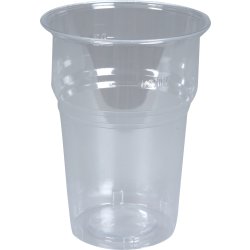 Plastikglas, PS, Klar, 40 cl, 50 stk.