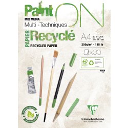 Clairefontaine PaintON Tegneblok | Recycled | A4