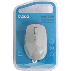 RAPOO M300 Multi-Mode trådløs optisk mus, lysegrå