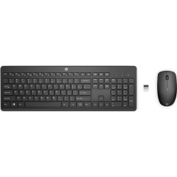 HP 230 trådløst tastatur og mus, sort