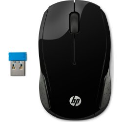 HP 200 trådløs mus, sort