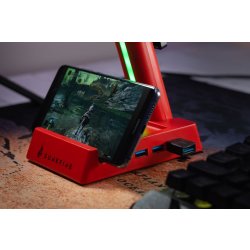 SUREFIRE Vinson N2 hållare för gamingheadset | röd