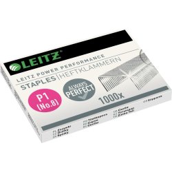 Häftklammer Leitz 21/4 Performance P1, 1000 st