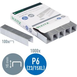 Leitz Hæfteklamme | P6 | 23/15XL | 1000 stk.