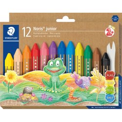 Staedtler Noris Junior kritor | 12 färger