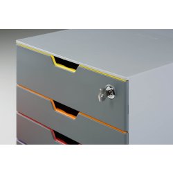 Durable Varicolor Skuffekabinet | Safe | 4