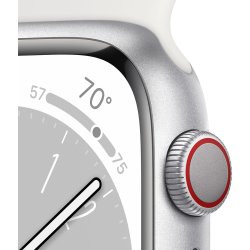 DEMO Apple Watch Series 8 (GPS+4G), 45mm, sølv