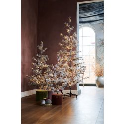 Sirius Alfi Juletræ m. Fod, 70 LED, H120 cm, Hvid