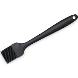 Bakpensel i silikon, 26 cm, Svart