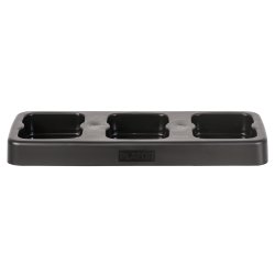 Style base til affaldsspande, 3x53 L, sort